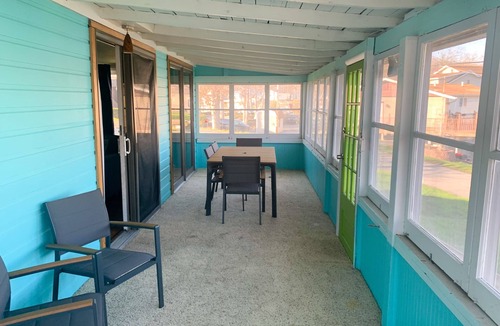 Rome City House | Newly Remodeled Cabin Steps from Sylvan Lake