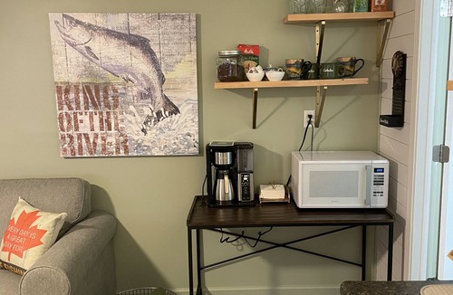 Newaygo Apartment | Newly renovated Studio Apartment with gorgeous Muskegon River views. Hardy Dam.