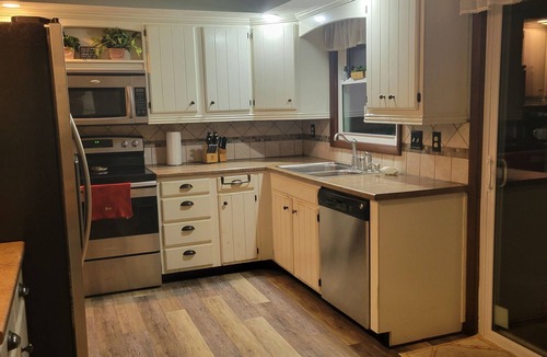 Goshen House | Peaceful riverfront home, 3 bedroom, sleeps 6, in Elkhart.