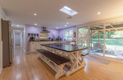 Fennville House | Plum Creek - Large home with 2 kitchens close to Pier Cove!