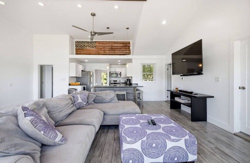 Sister Lakes House | Private Beach, Dock & Sunset Lake Days with Fire Pit Near St. Joseph Beach Town