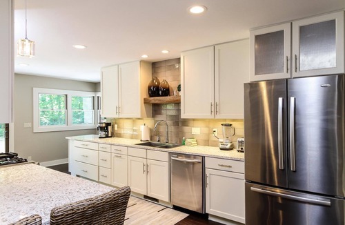 Saugatuck Villa | Private large yard, close to town, hot tub, Lake!