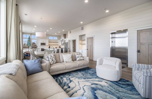 Ludington Condo | Relax & Unwind in a New Building with a New Heated Pool & Hot Tub, Sleep 13!