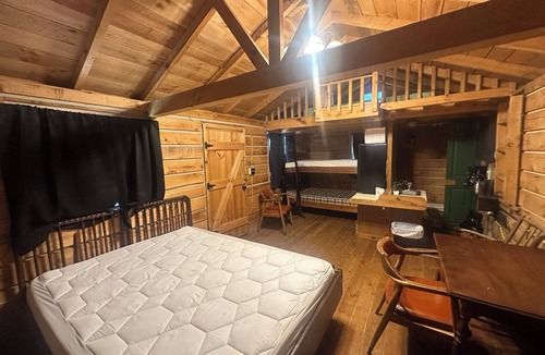 Gnaw Bone Cabin | Rustic cabin in Nashville, Indiana offering a cozy camping experience