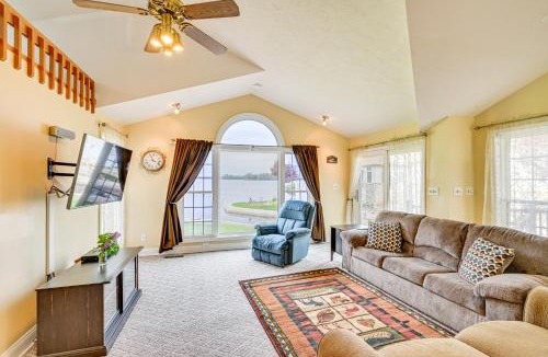 North Webster House | Scenic Views: Spacious Webster Lake House!