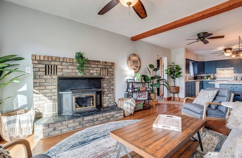 Delton House | Secluded Home w/Lake View in Delton!