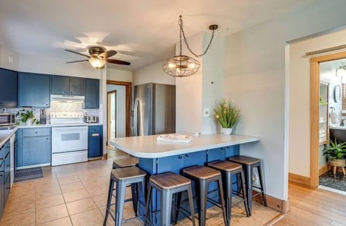 Delton House | Secluded Home w/Lake View in Delton!
