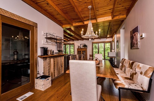 Helmsburg Cabin | Serenity Cabin | 3 Ponds, Hot Tub & 20 Private Acres 3BR, 2BA