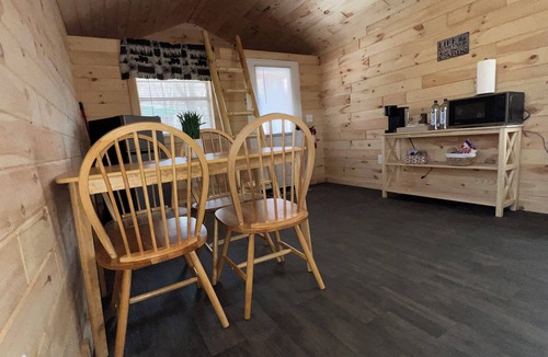 Sister Lakes Cabin | Sister Lakes of Michigan Glamping Cabin #1