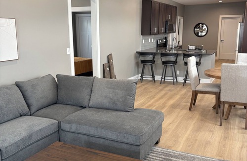 South Bend Apartment | Spacious 3-bedroom apartment above neighborhood tavern in South Bend