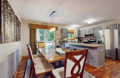 Shorewood-Tower Hills-Harbert House | Spacious Dog Friendly Home w/heated pool, fenced yard, gas grill, & fire pit
