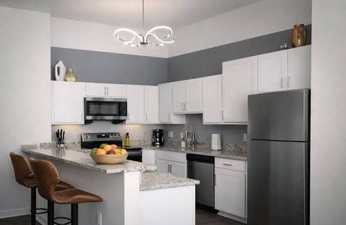 Wholesale District Apartment | Ste 421 + Free Parking + Skywalk + Downtown 1BR Near Lucas Oil