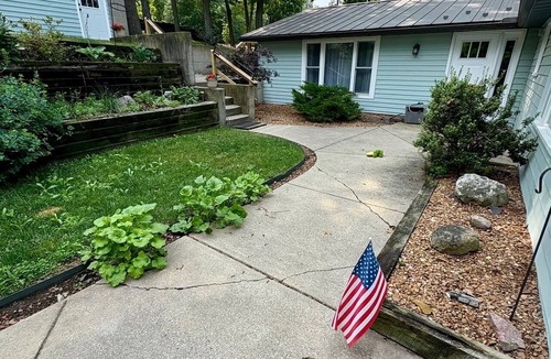 Plainwell House | Terrific 4-bedroom house and two bath available for rent on Pine Lake!