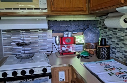 Danville RV Rental | Tranquil campsite with AC in the woods of Danville