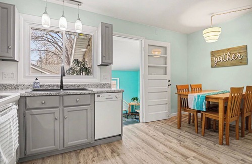Lake Michigan Beach House | Walk to the Beach. Lake Michigan sunset views from upper deck. 3 bedroom home.