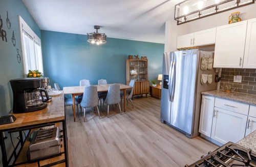 Michigan City House | Walk to the beach! Pet-friendly cottage w/yard, hot tub,