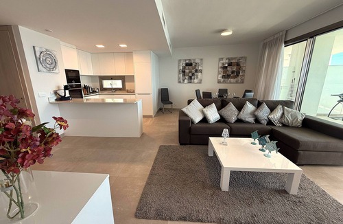 Las Lagunas Apartment | Wonderful sea views, super modern building with swimming pool and gym.