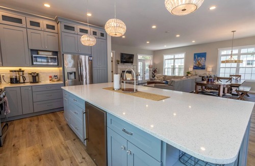 Michigan City House | XL Beachwalk Resort for 18, Fire Pit & Pool Access