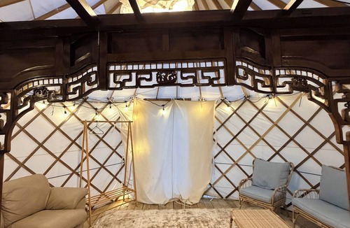 Big Rapids RV Rental | Yurt at Gray’s Riverside Camp