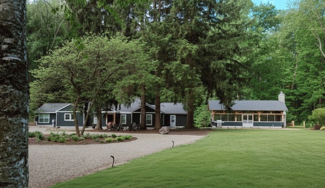 35-Acre Retreat | Pool, Pickleball & Private Woods