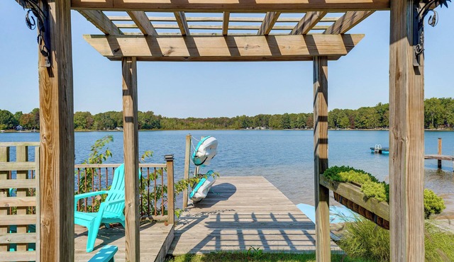 Dock & Gazebo! Lakefront Duplex Near South Haven