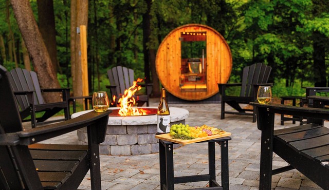 Hot Tub | Sauna | Walk to Lake | Fire Pit | 10 min. South Haven | Accessible