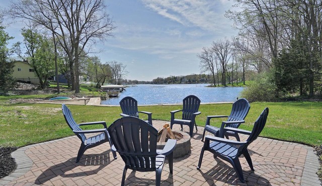 Lakefront Retreat with Hot Tub, Dock & Party Barn