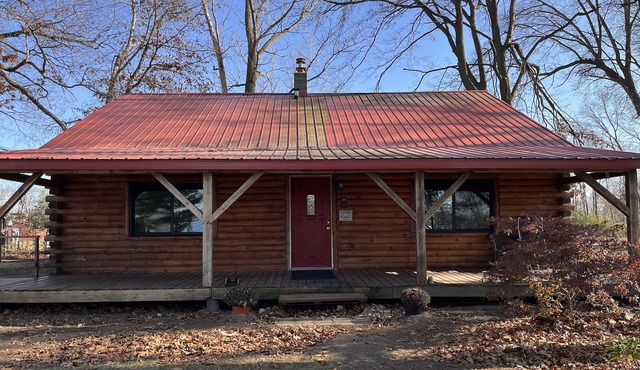 Log Cabin By Webster Lake