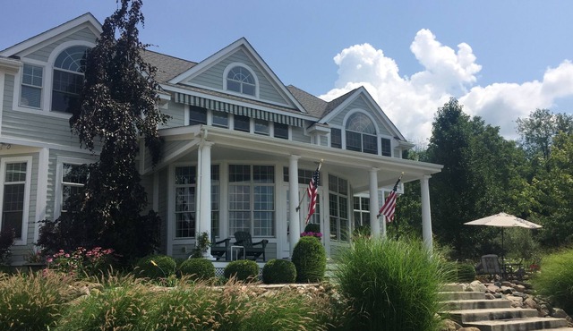 Luxury Lakefront Home On Sandy Beautiful Sparkling Round Lake