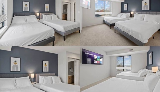 Luxury 2BD | DT Ann Arbor | 3 Beds | Free Parking
