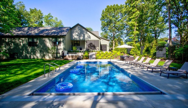 NEW! Saugatuck Lux Resort Style Oasis - Private Pool & Hot Tub!