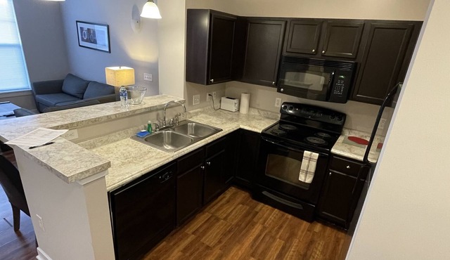 RARE 1 bedroom with DEN + 2 full baths in Carmel!