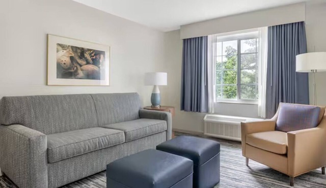 Spacious 1BR Getaway w/Wet Bar + Indoor Pool, Fitness Center & Game Room