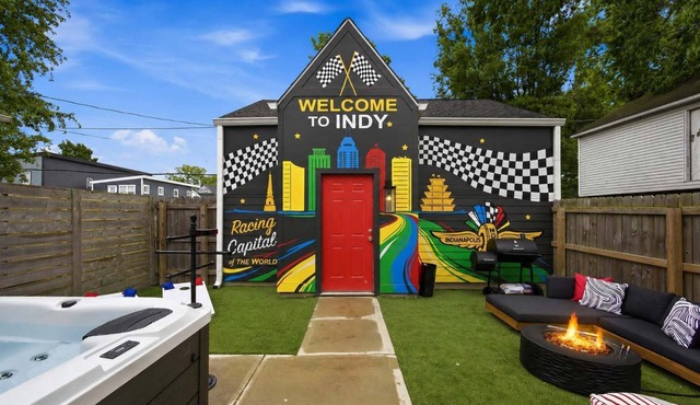 Victory Lane Villa | Game Room - Hot Tub - Firepit