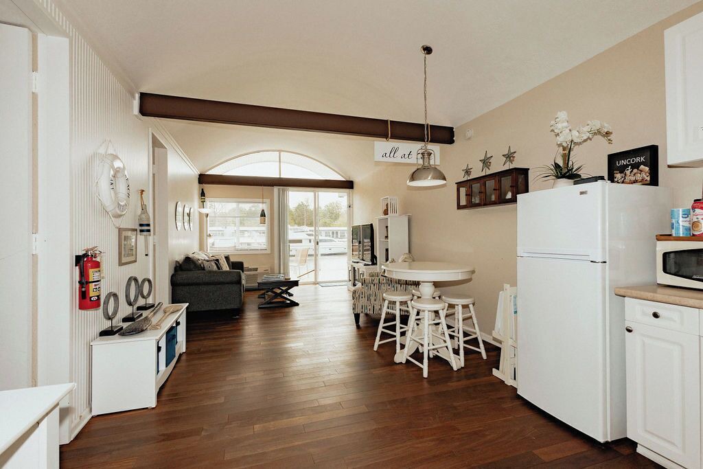 Saugatuck Condo | Waterfront Condo-Shop-Kayak-Beach-Bike-Boat-Restaurants-Outdoor Heated Pool-Fun