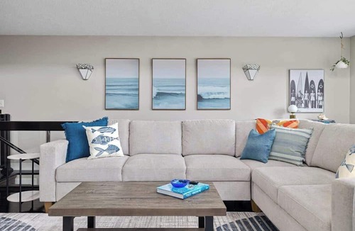 Saint Joseph Condo | Juniper Presents: City Surf Loft-Wlk to Silver Beach, Shops & Dining